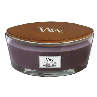 50 hours Woodwick Ellipse Scented Candle with Crackling Wick Vanilla Bean